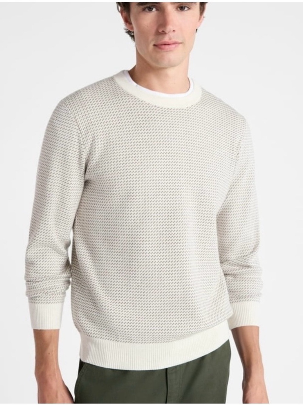 NWT Free Assembly Men’s Nordic Stitch Knit Sweater - L